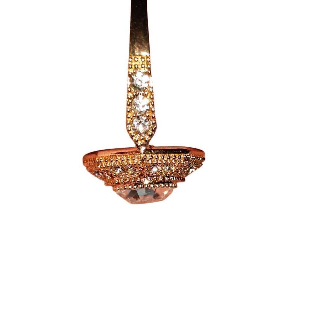 Gold Large Stone Ring - Picture 5 of 5